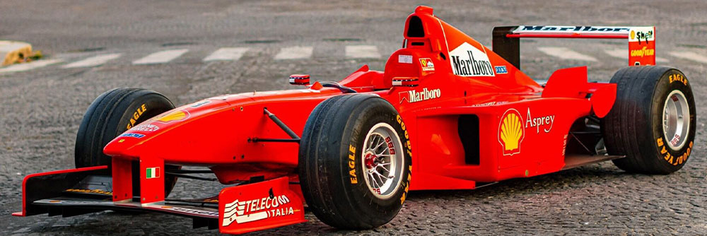 Schumacher's 1998 F300 goes up for auction