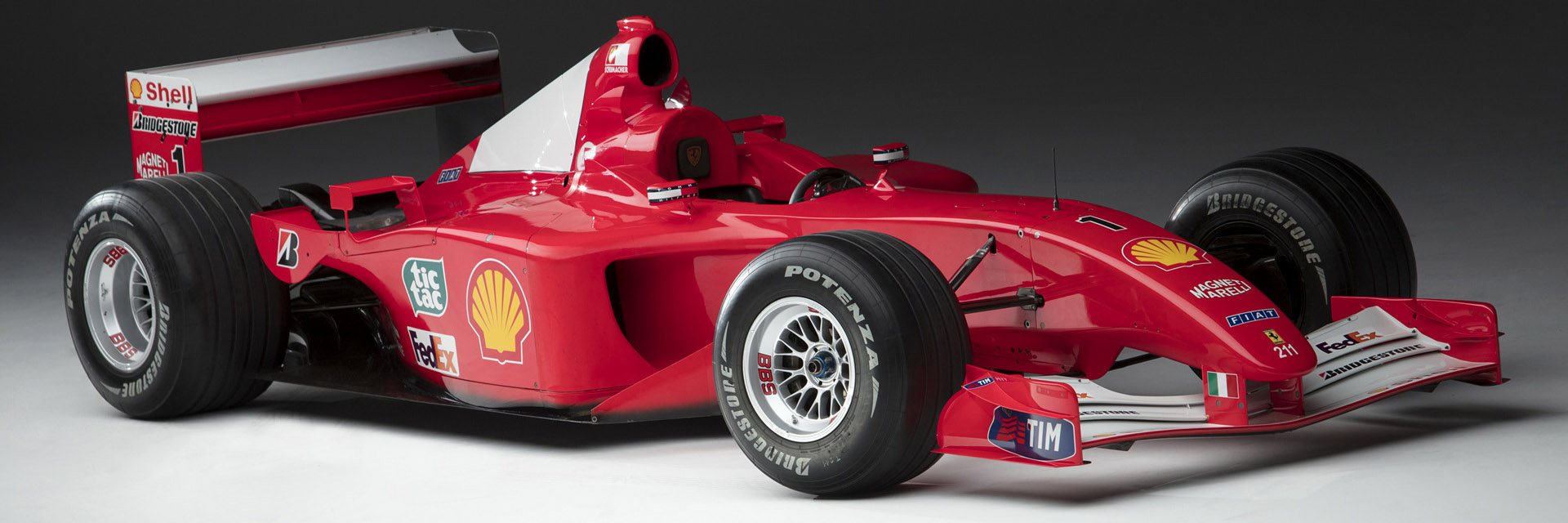 Schumacher's F2001 Ferrari F1 car