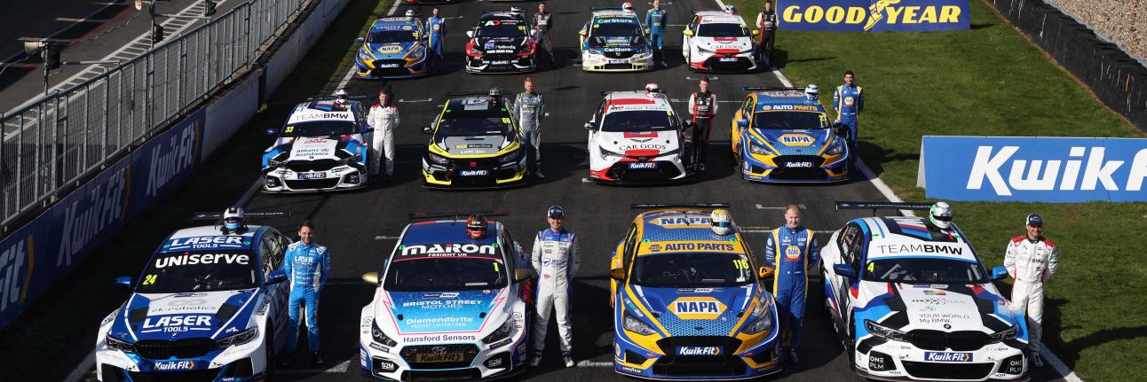 The BTCC grid at Brands Hatch ahead of the 2023 season
