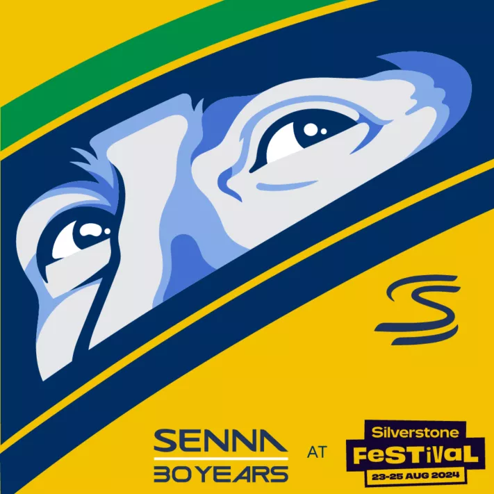 Senna Tribute at Silverstone Festival