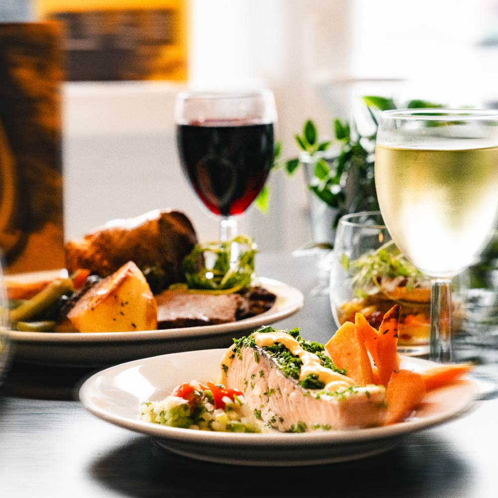 Fusion Lounge seasonal menu dishes