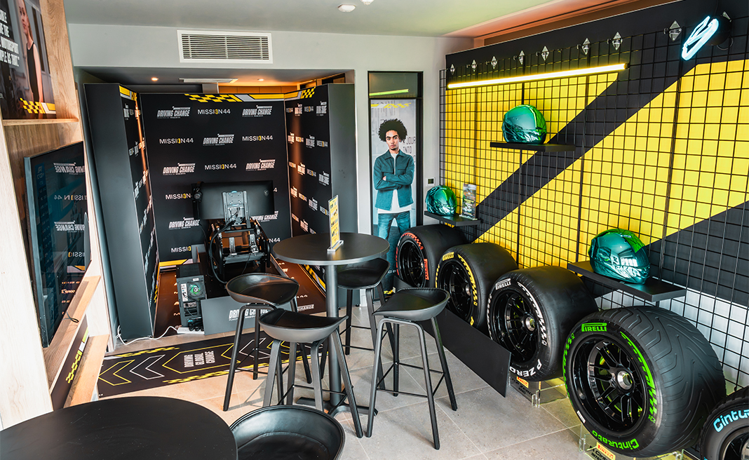 Starting Grid suites overlooking the start/finish line