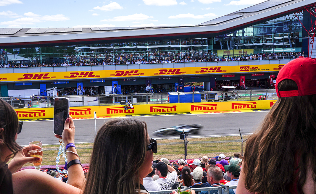 Starting Grid overlooking the start/finish line