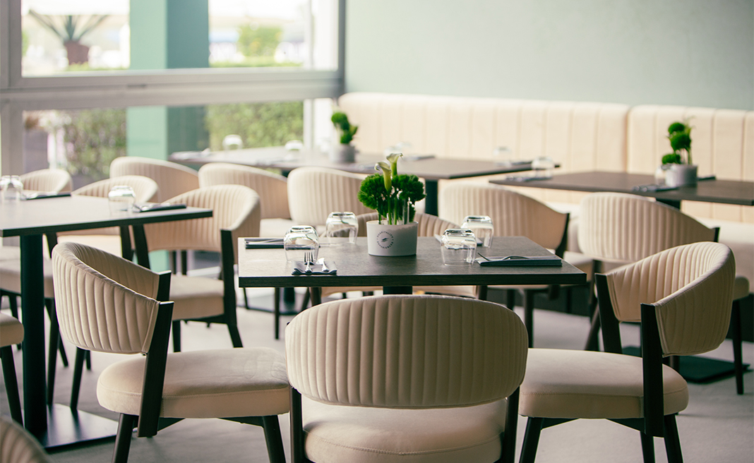 The Fusion terrace overlooking Stowe