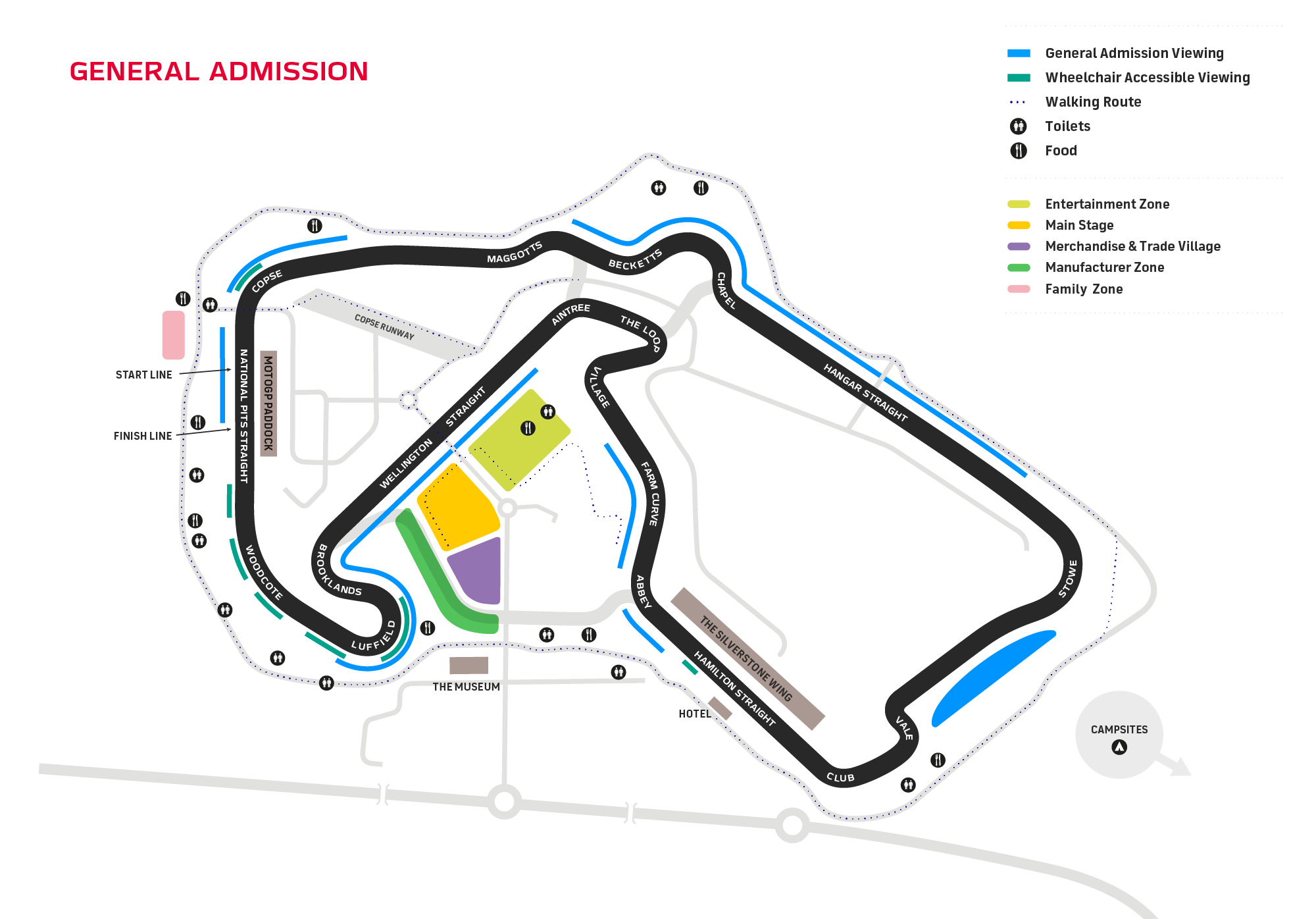 Cycle Silverstone Area Overview Silverstone
