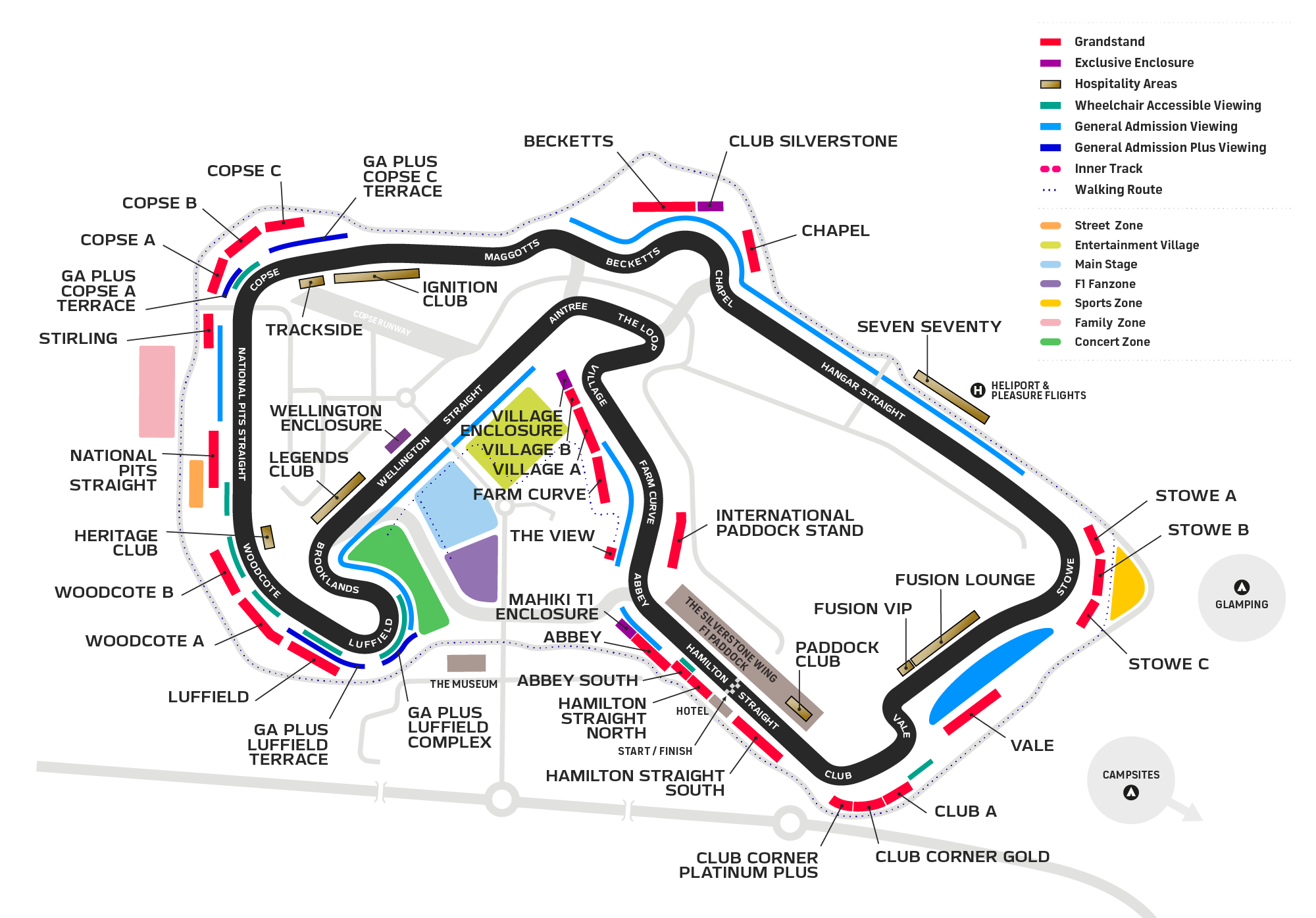 F1 circuit map