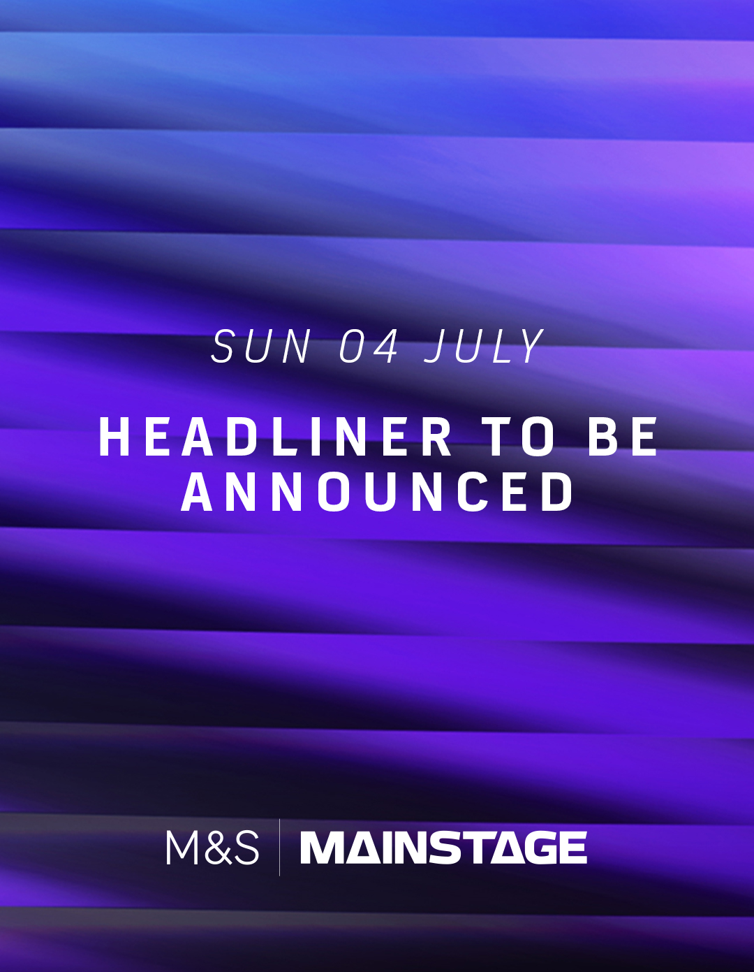 Sunday headliner