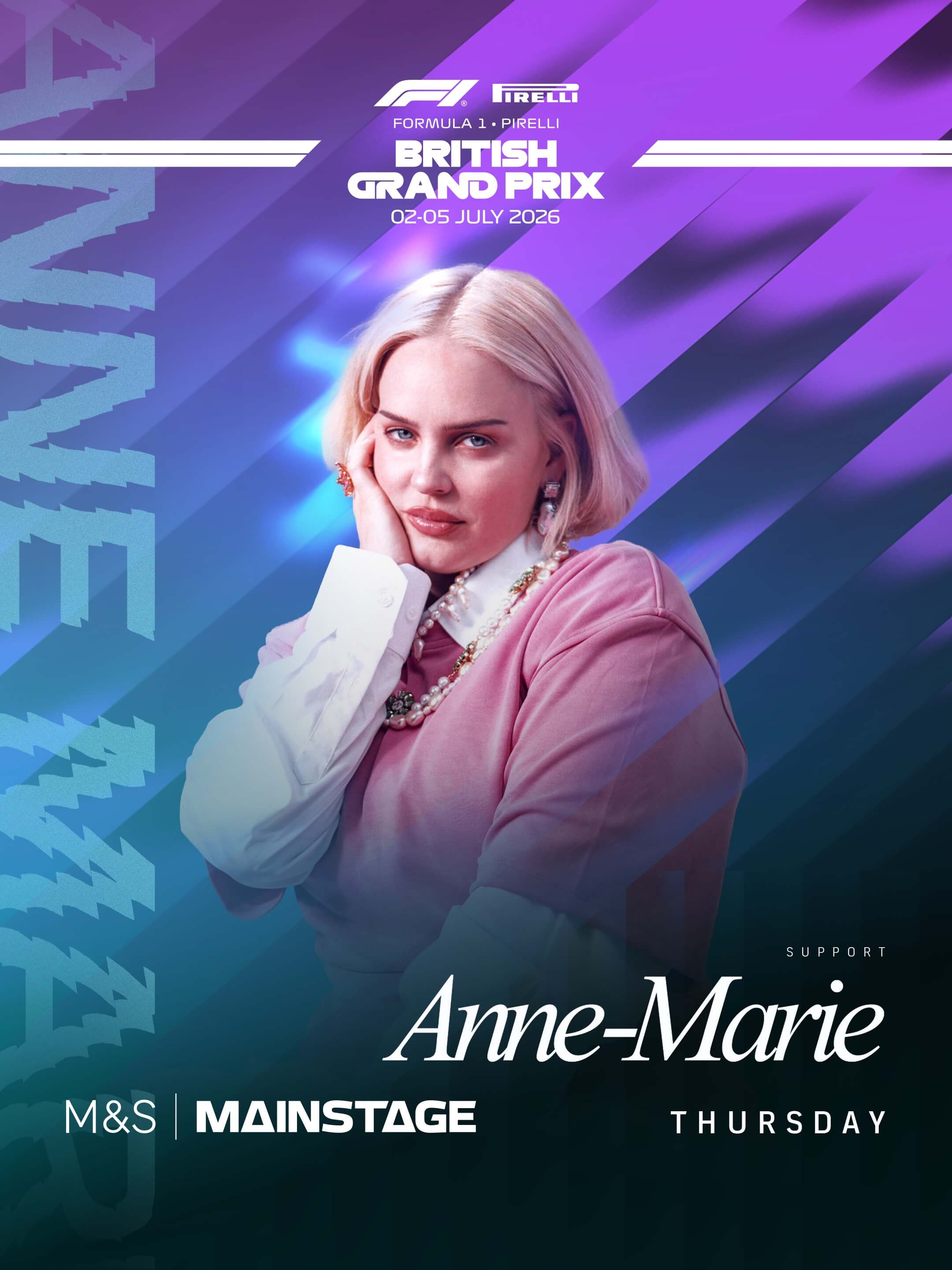 Thursday — Anne-Marie — M&S Mainstage