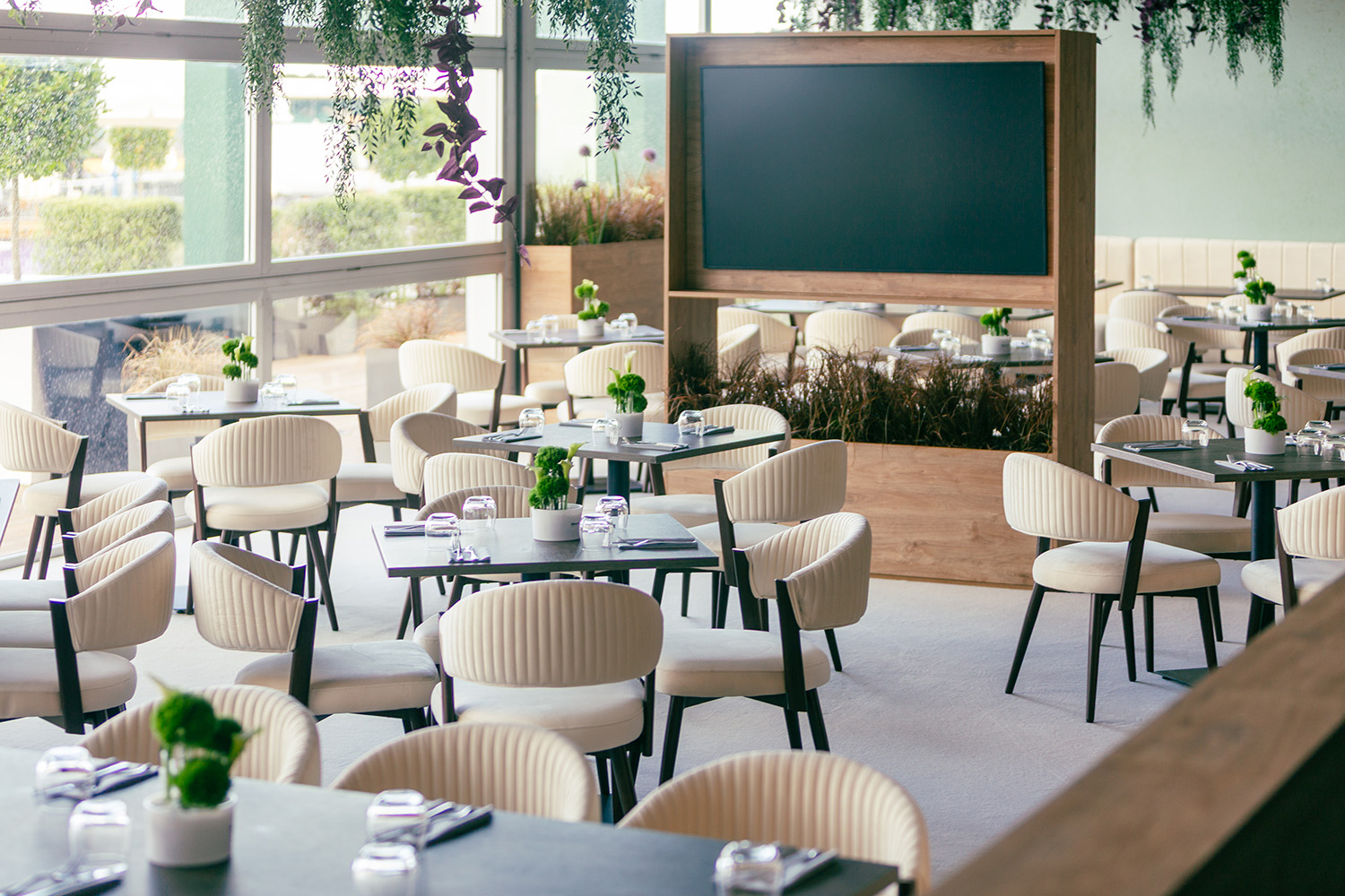 Inside the Fusion Lounge at Silverstone