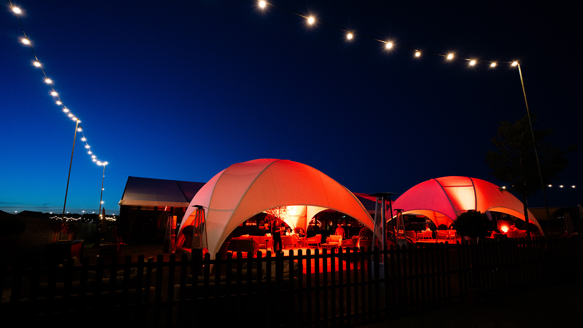 NOVA Glamping social space