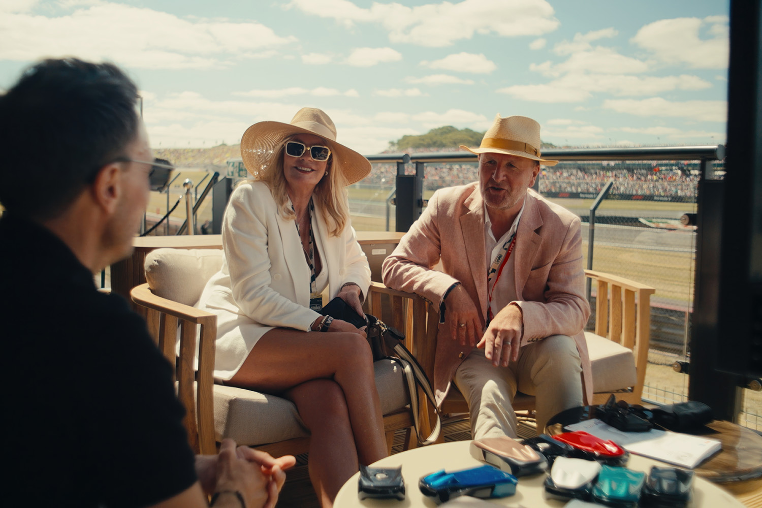 Hospitality guests at Silverstone