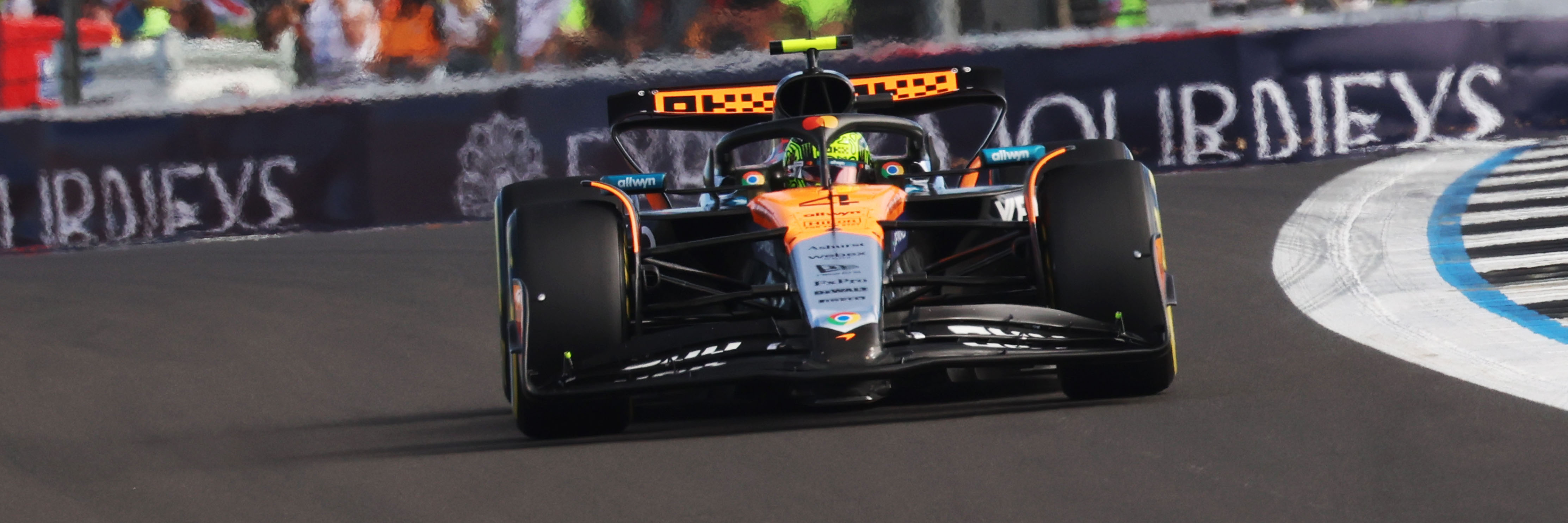 Lando Norris on track for his 2025 British Grand Prix win