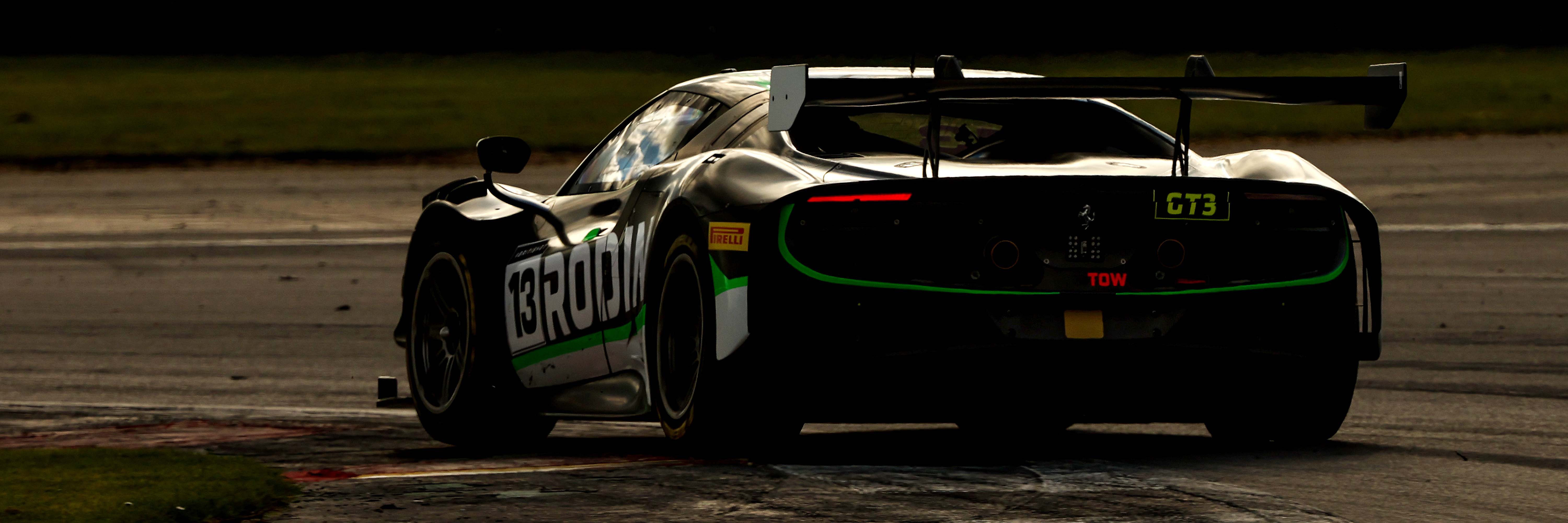 A British GT GT3 car on track at Silverstone