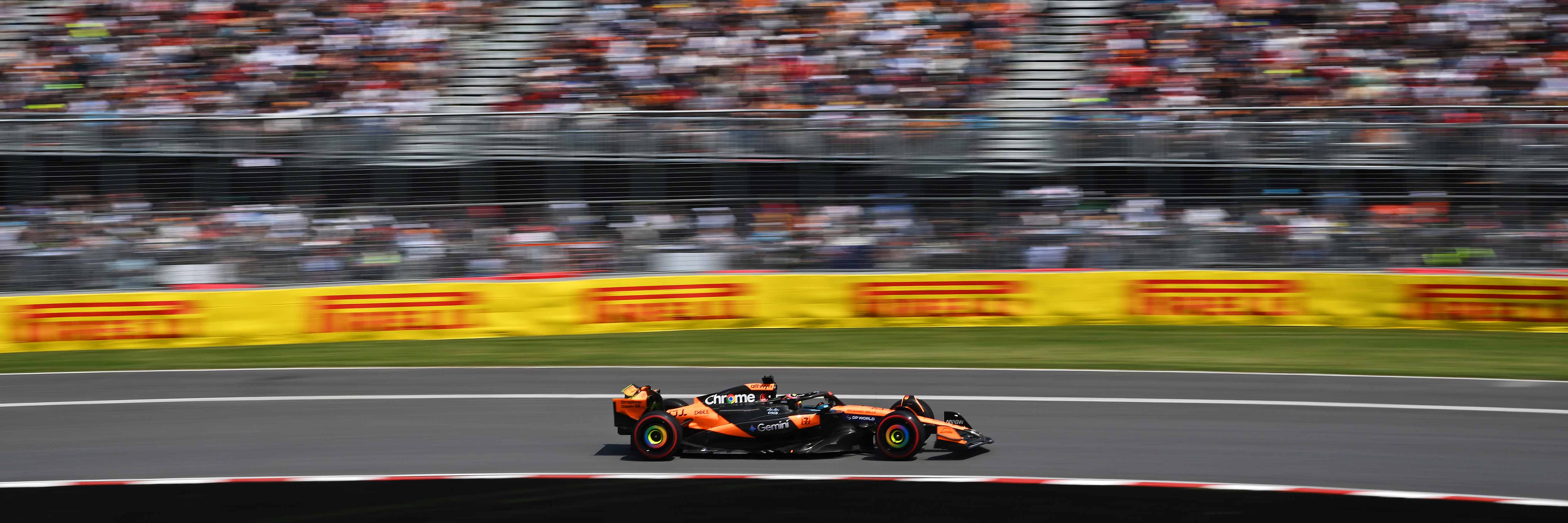 Oscar Piastri on track at the F1 Montreal race