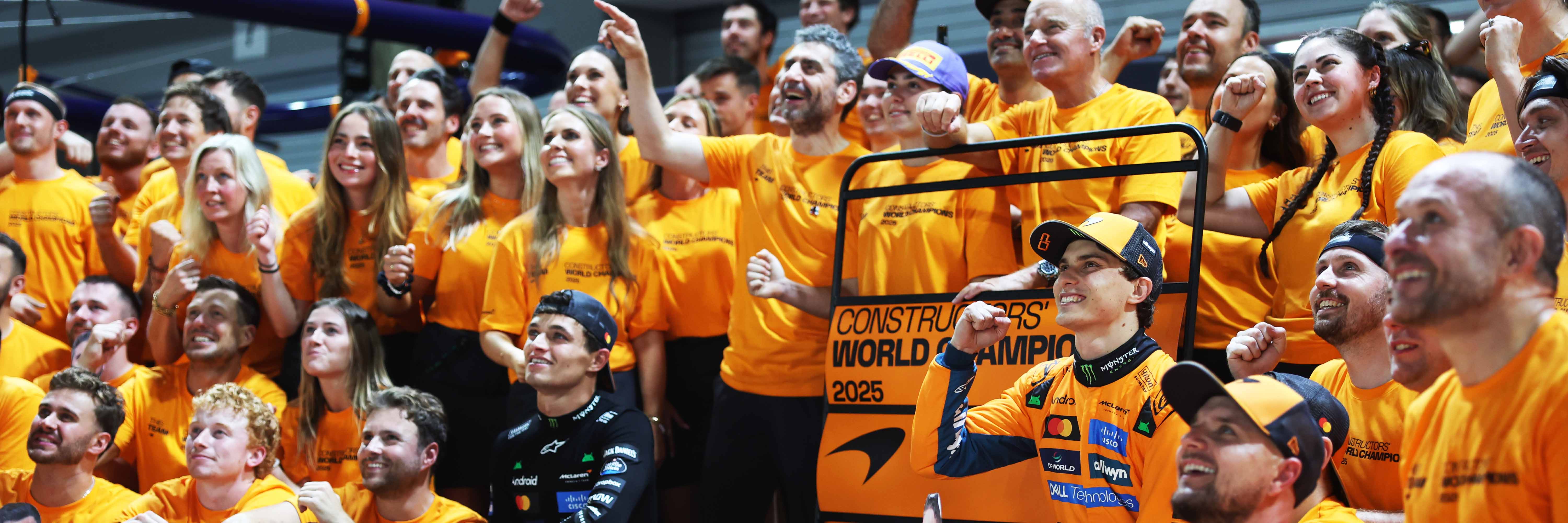 McLaren becomes 2025 constructors' champion with Lando Norris and Oscar Piastri
