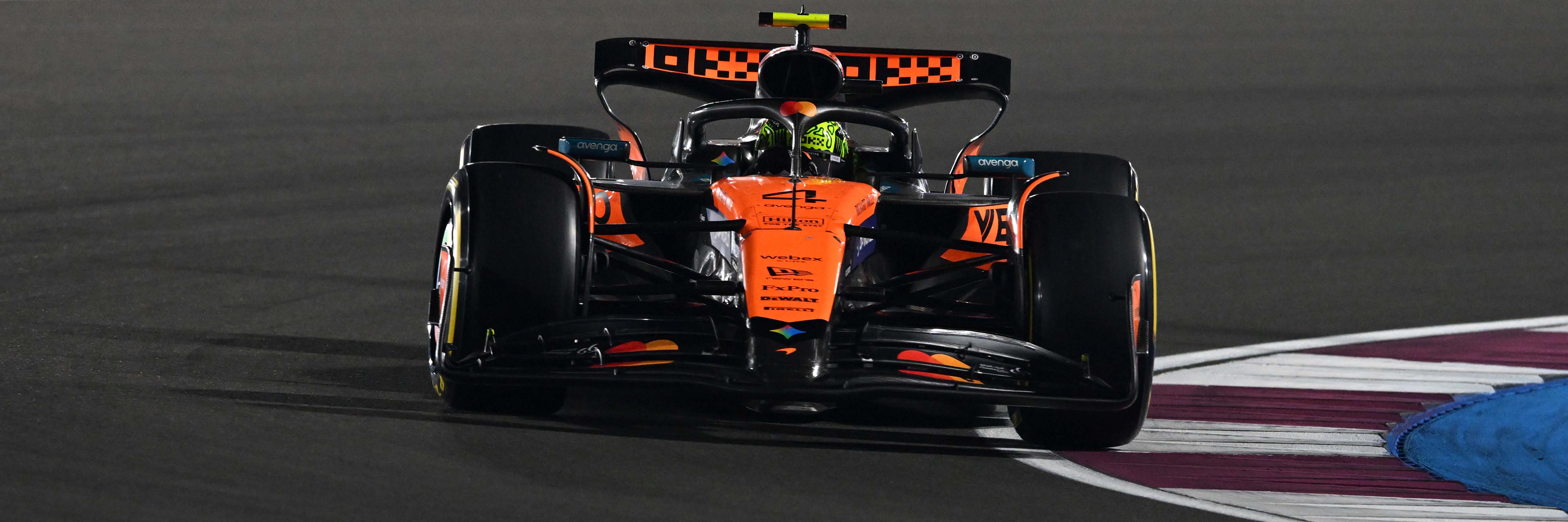 Lando Norris on track in the F1 2025 Championship