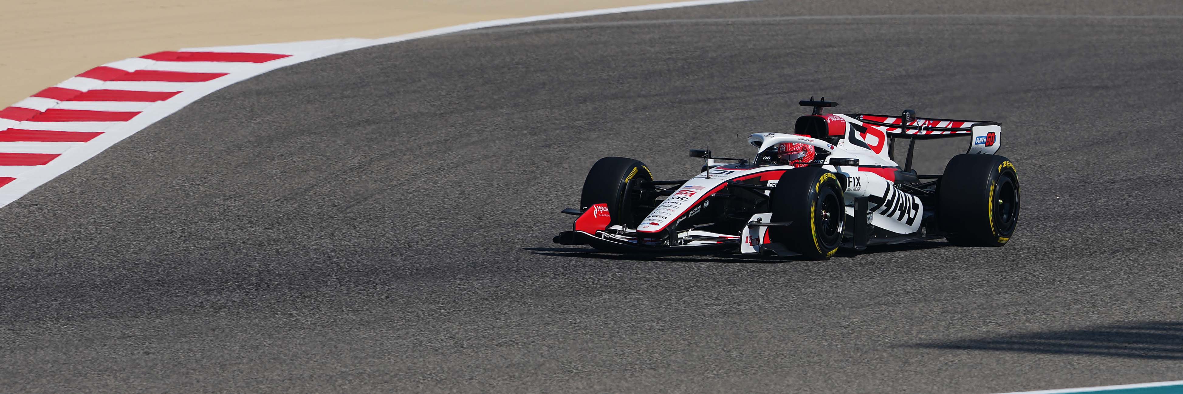 Haas F1's 2026 car in Bahrain
