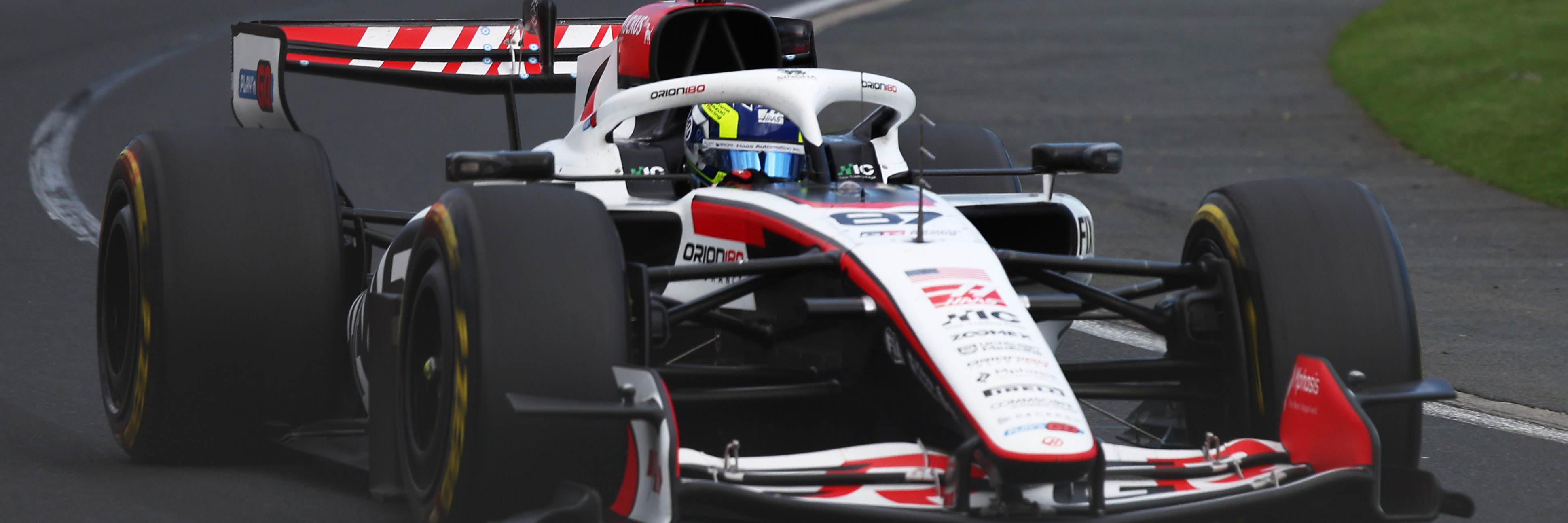 Oliver Bearman on track in the 2026 Australian Grand Prix