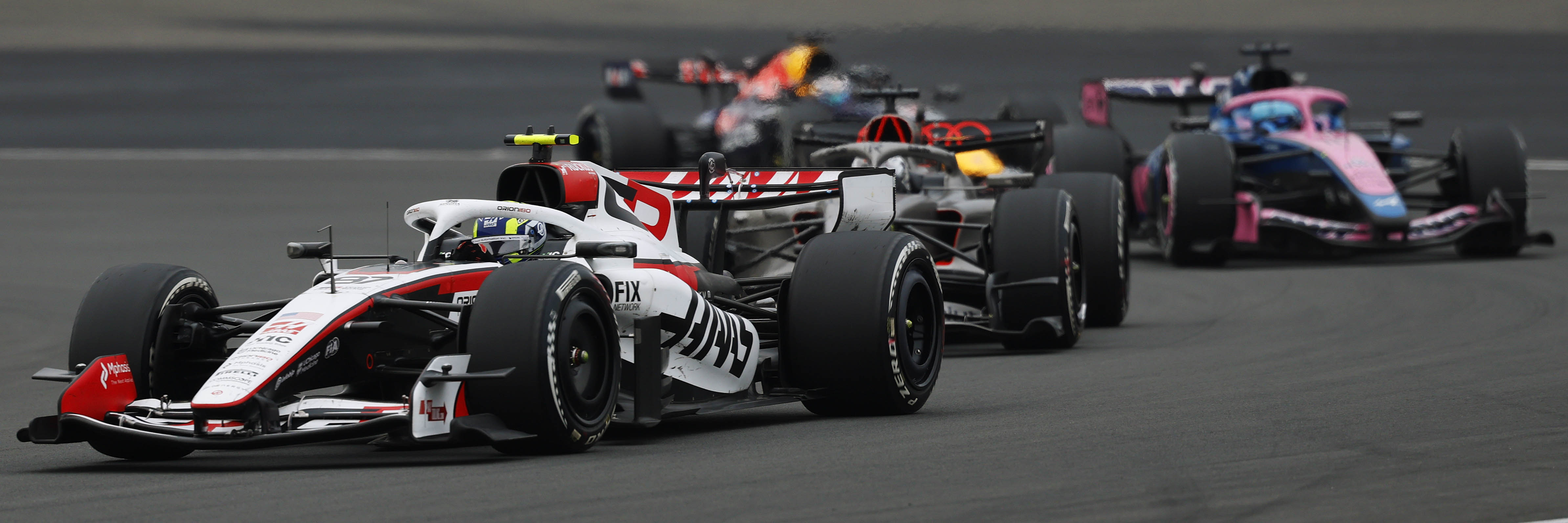 Ollie Bearman racing in the 2026 Chinese Grand Prix