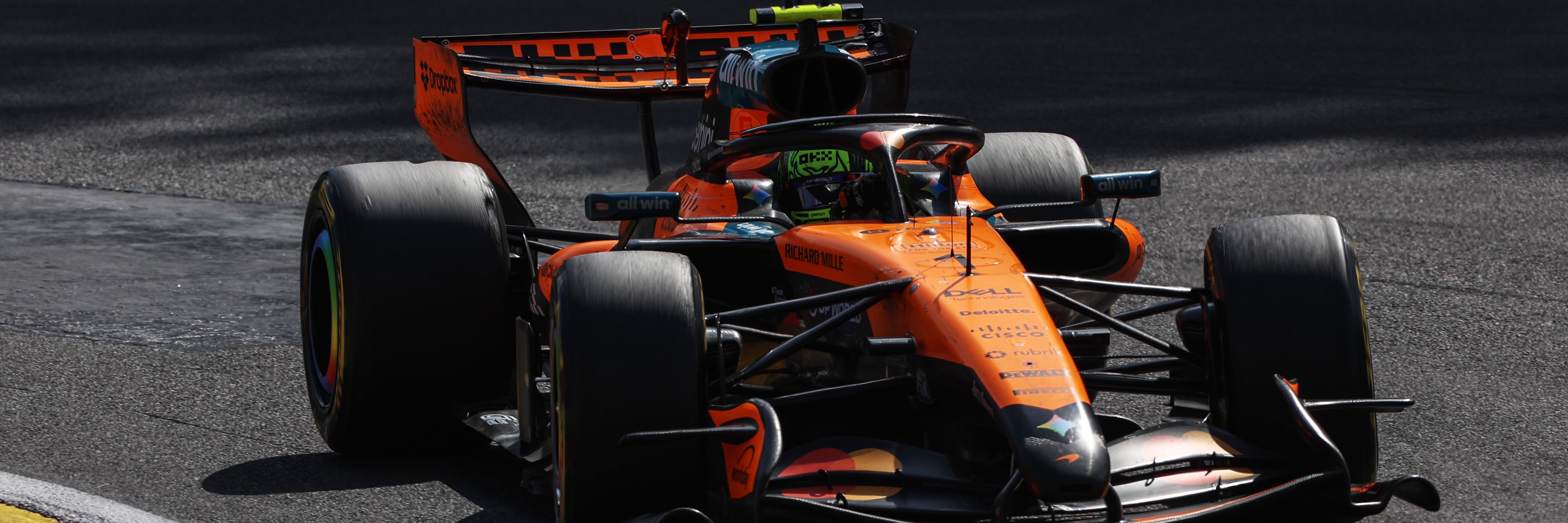 Lando Norris at Spa Francorchamps