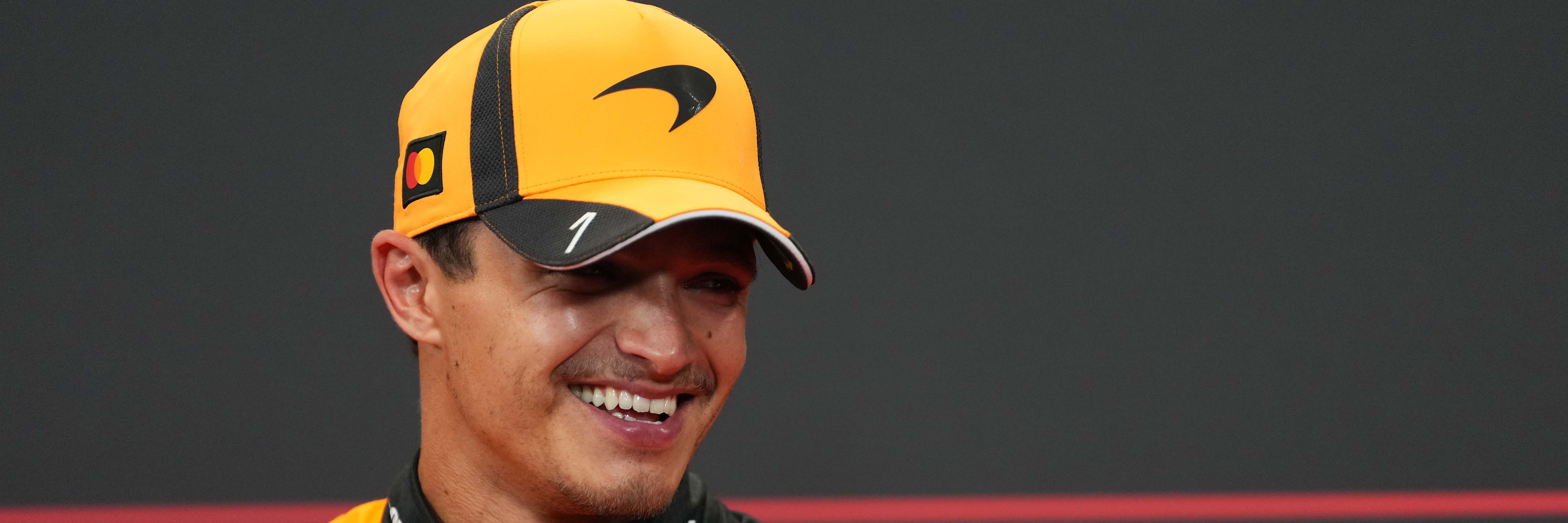 Lando Norris in the Hungarian Grand Prix press conference