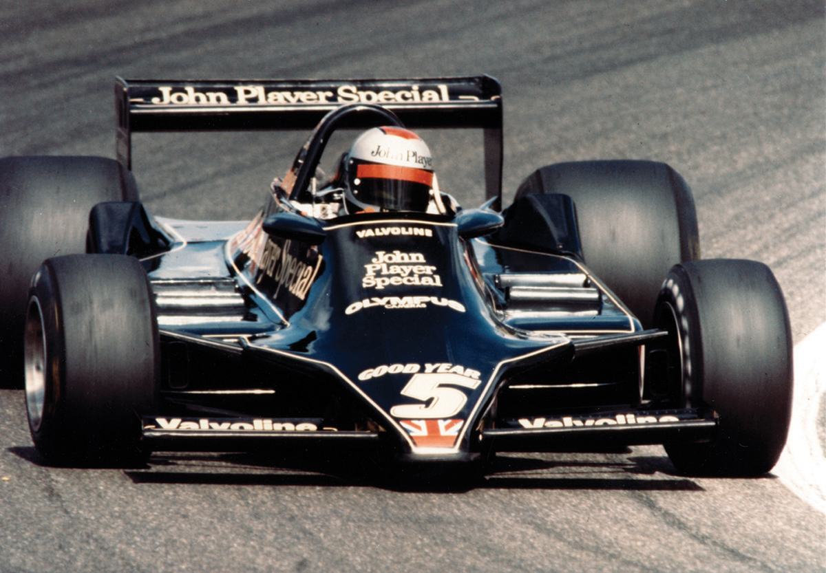 Mario Andretti in the Lotus 79