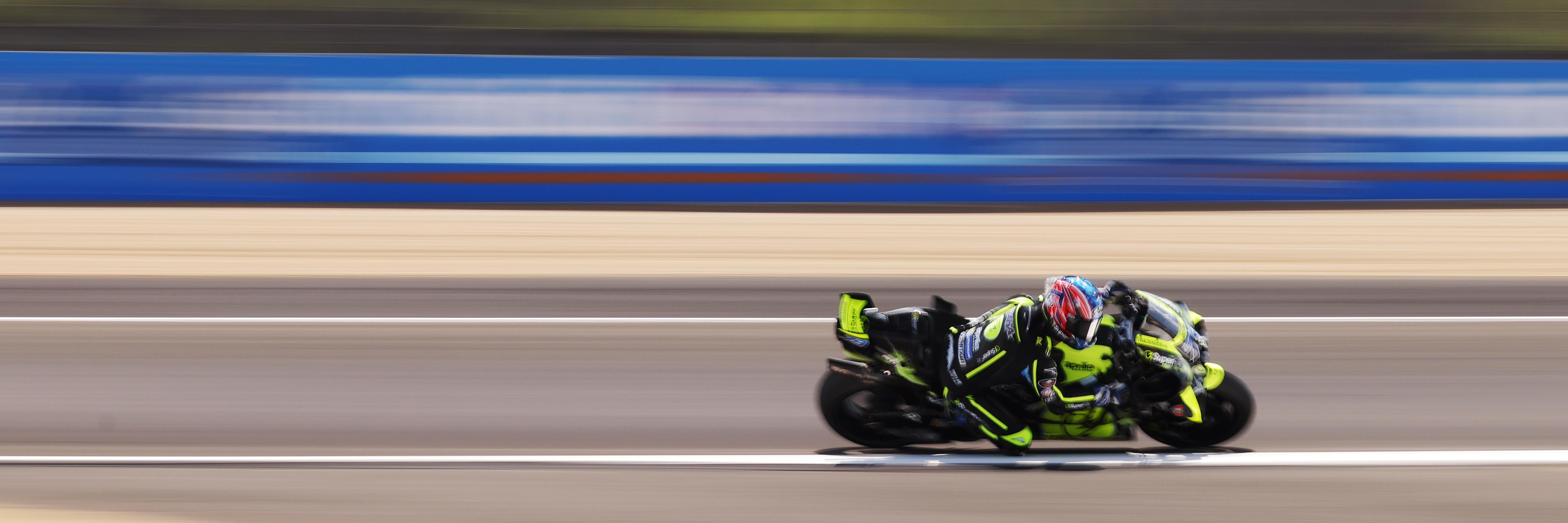 Ai Ogura racing MotoGP at the British Grand Prix