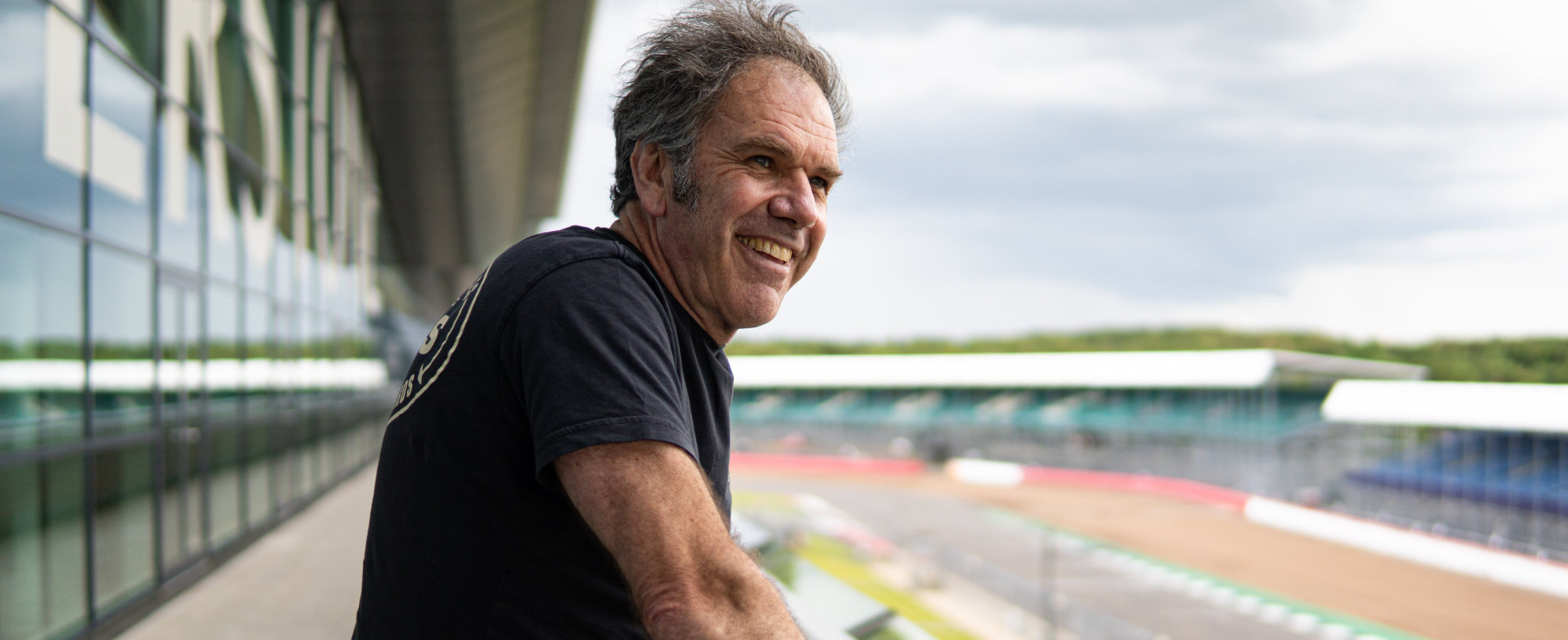 Trophy designer Alastair Gibson watches over the Hamilton Straight