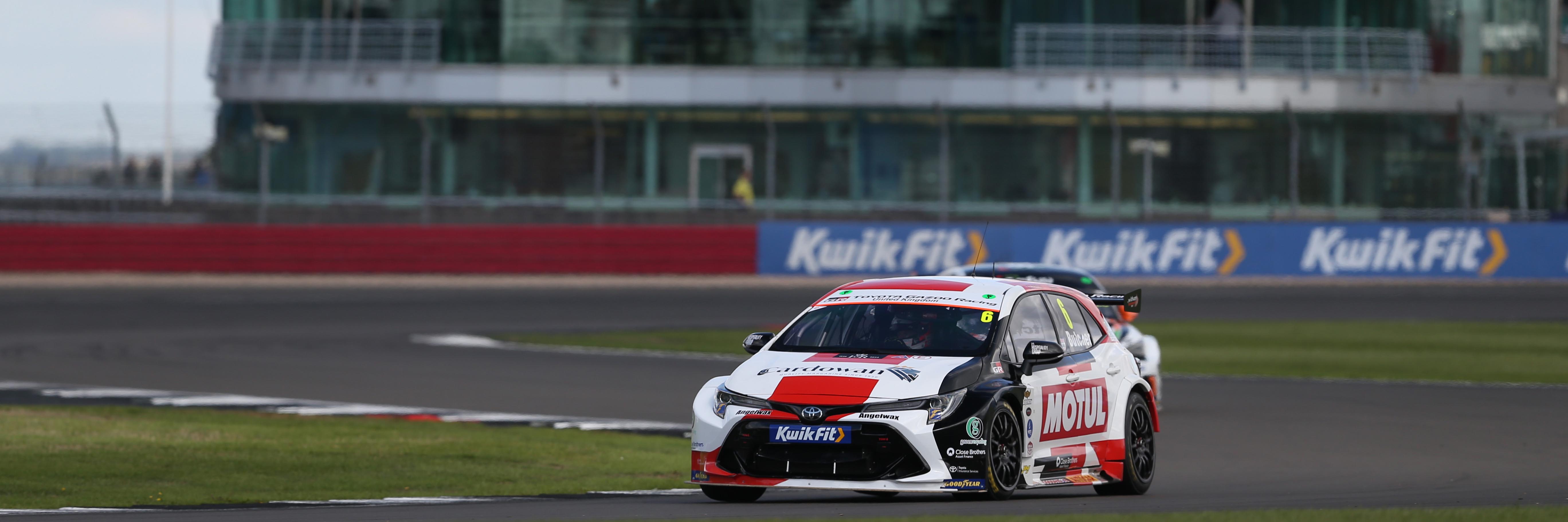 Rory Butcher en route to his Race 1 victory in the BTCC 2022 visit to Silverstone