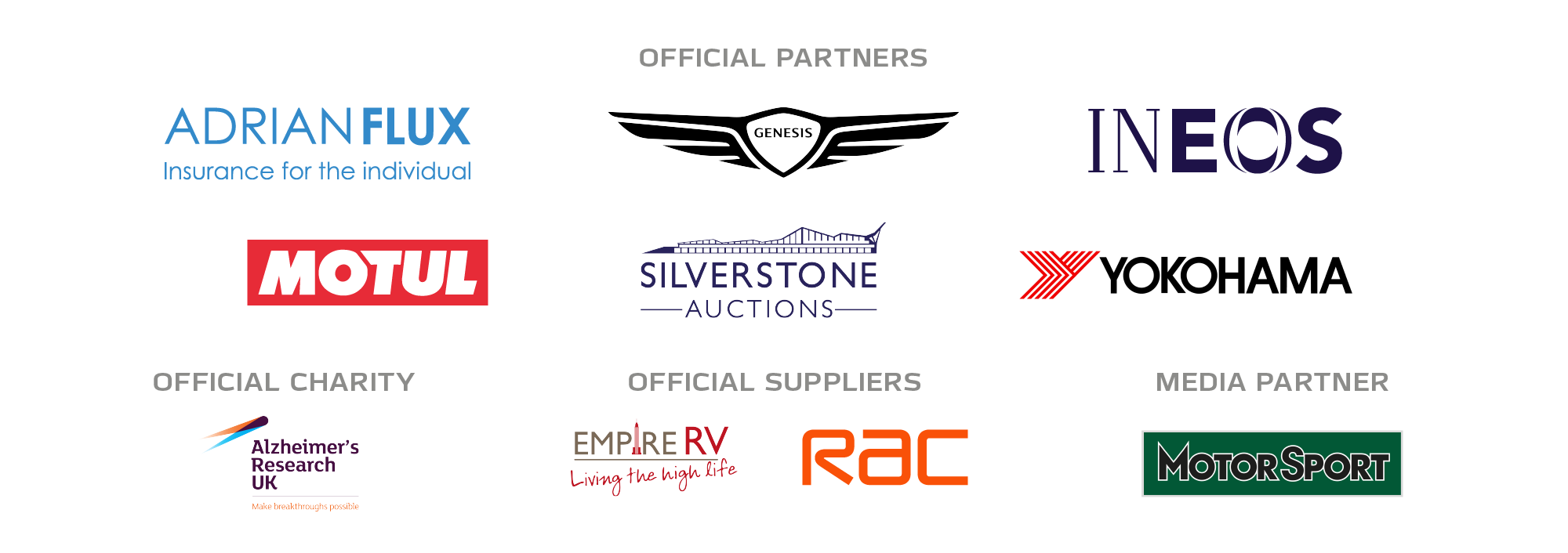 The Classic partner logos