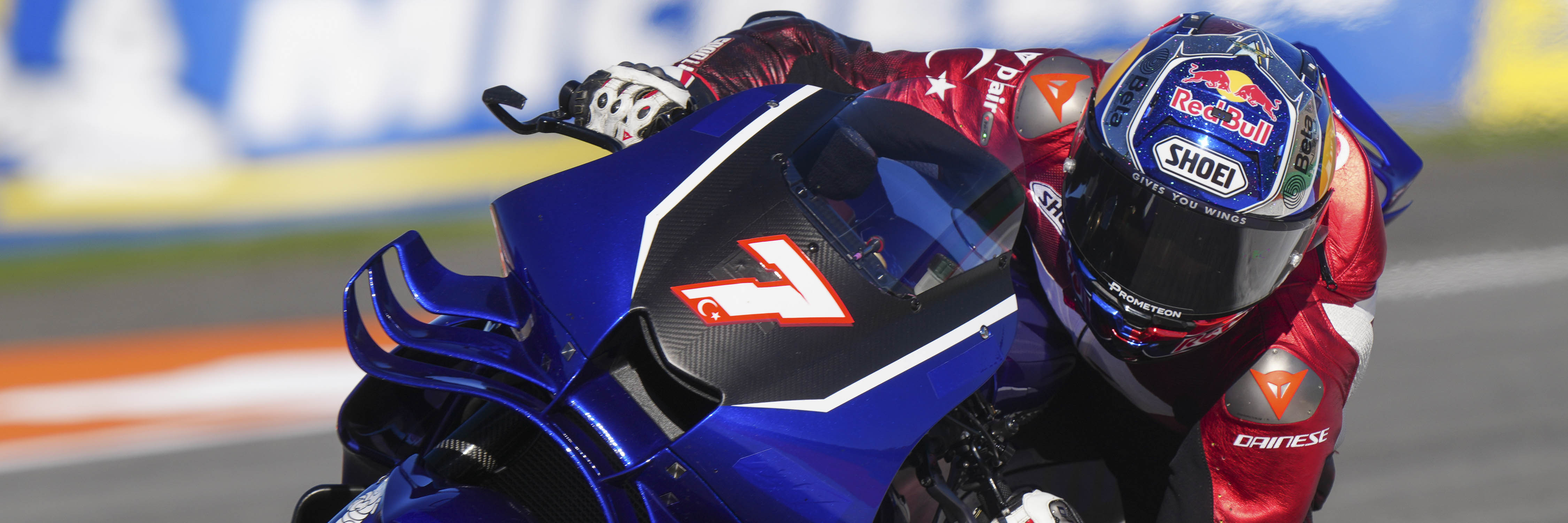 Toprak on a MotoGP bike for the first time