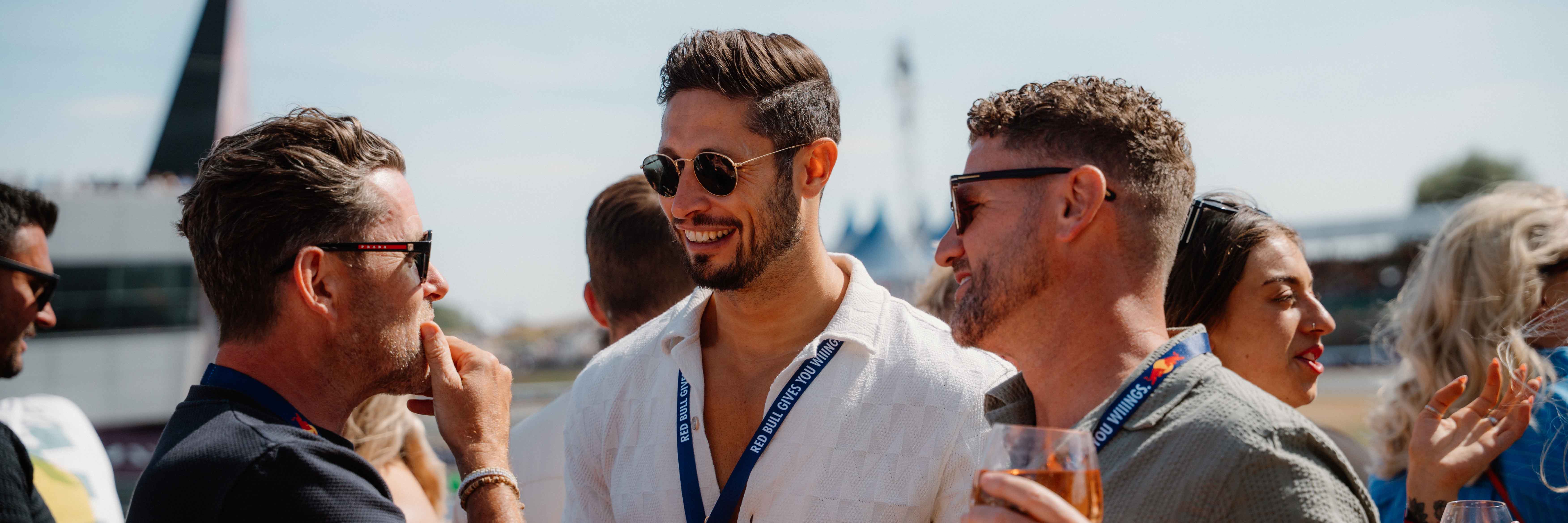F1 hospitality clients at the British Grand Prix