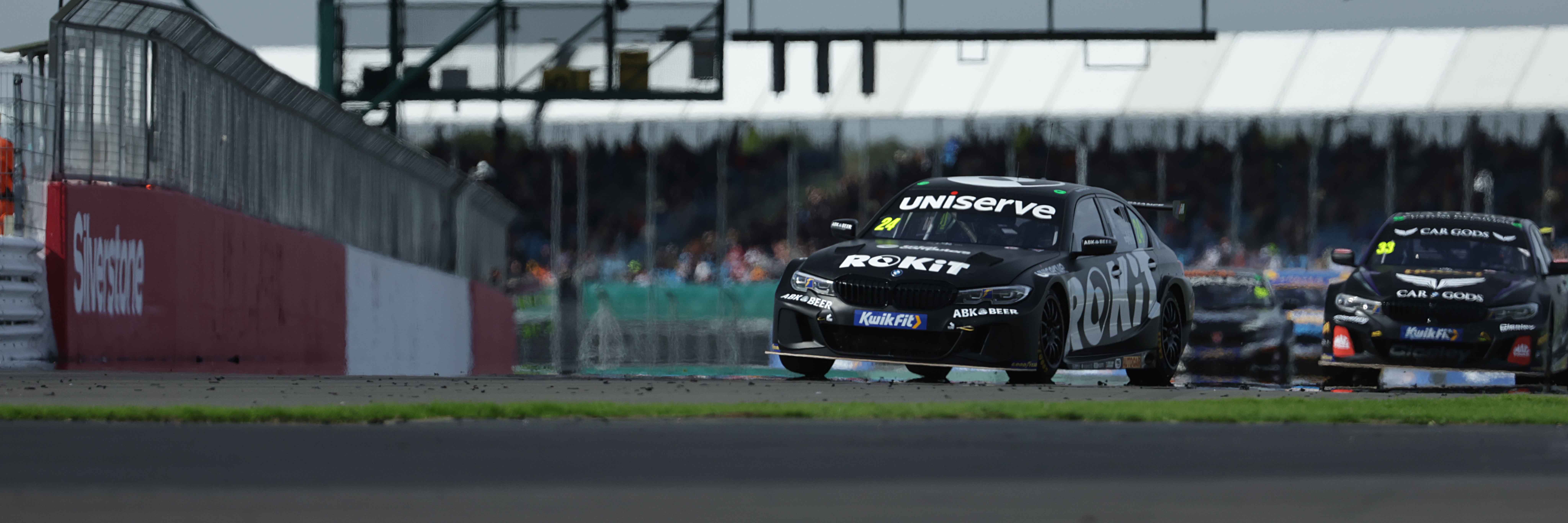 Jake Hill driving in the BTCC 2022