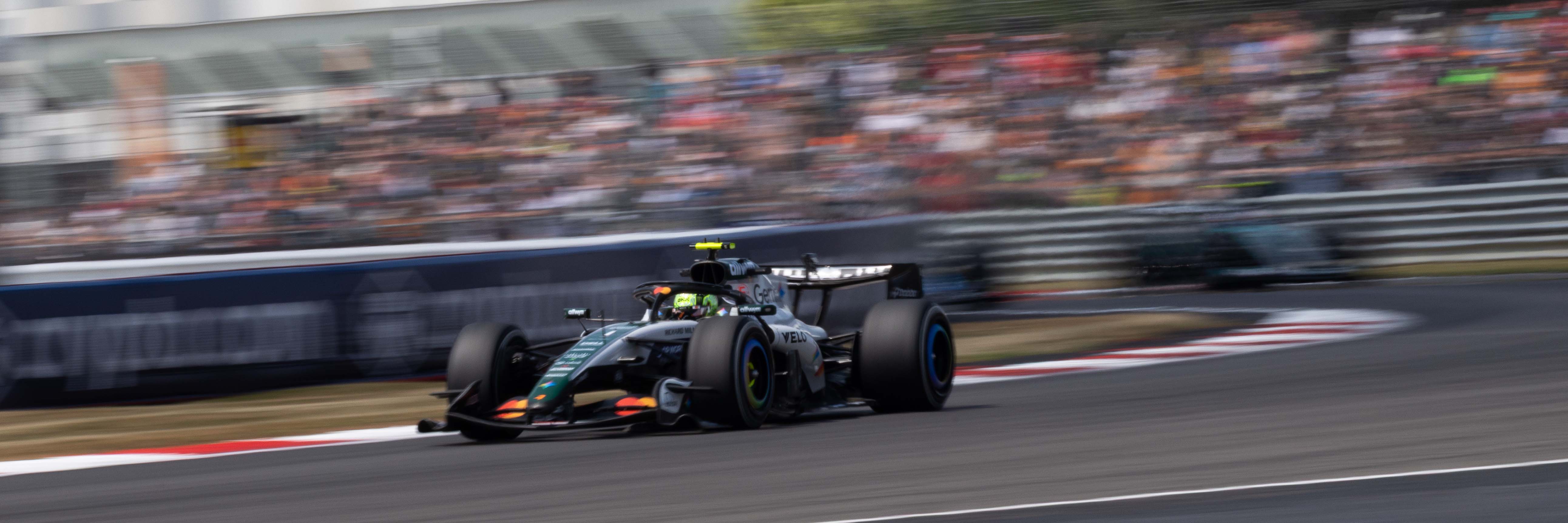 Lando Norris on track during Sprint Qualifying at the 2026 F1 British Grand Prix