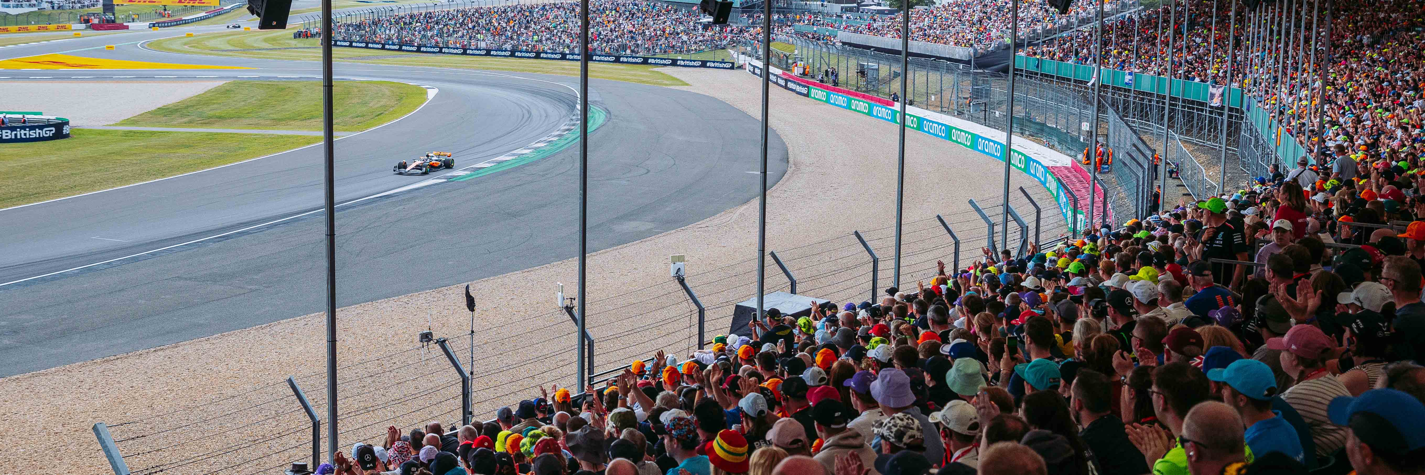 Club corner at the British Grand Prix