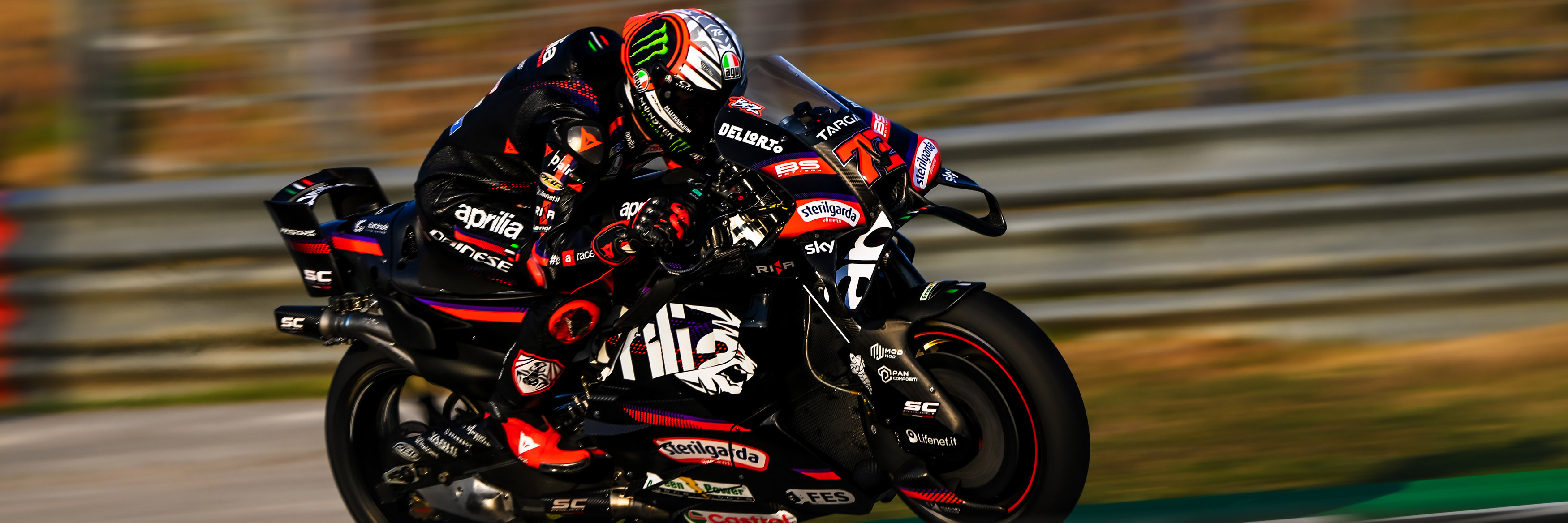 Marco Bezzecchi on his 2026 MotoGP bike