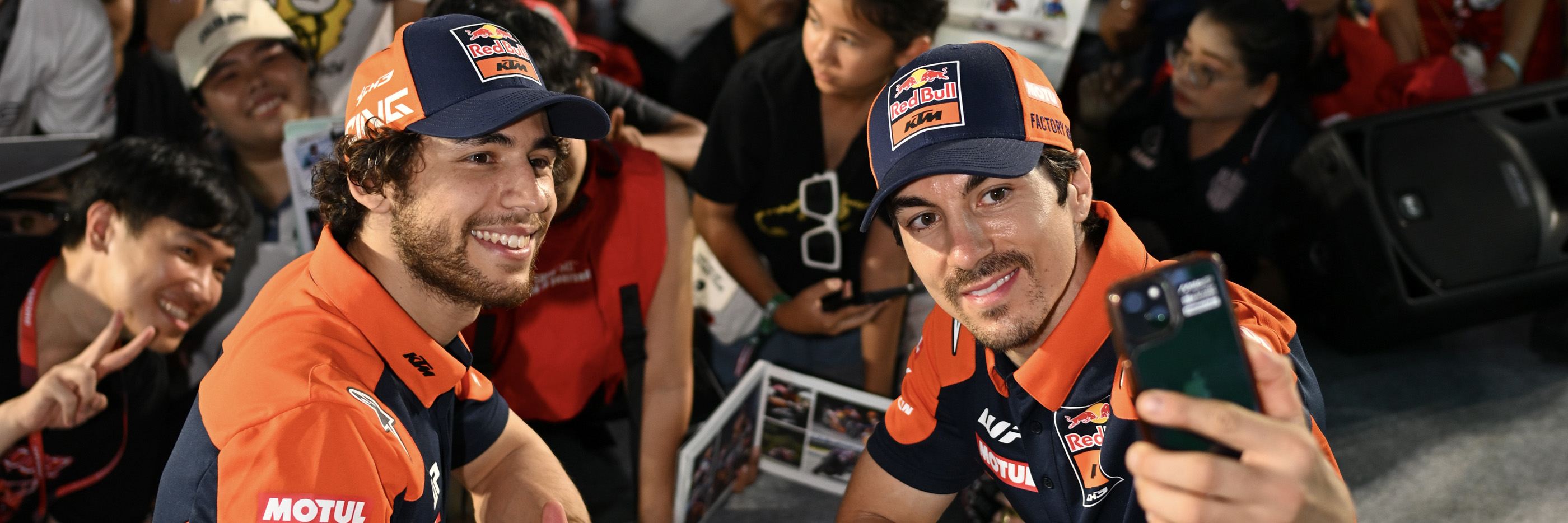 Red Bull KTM Tech3 MotoGP team's 2026 rider line-up of Maverick Vinales and Enea Bastianini