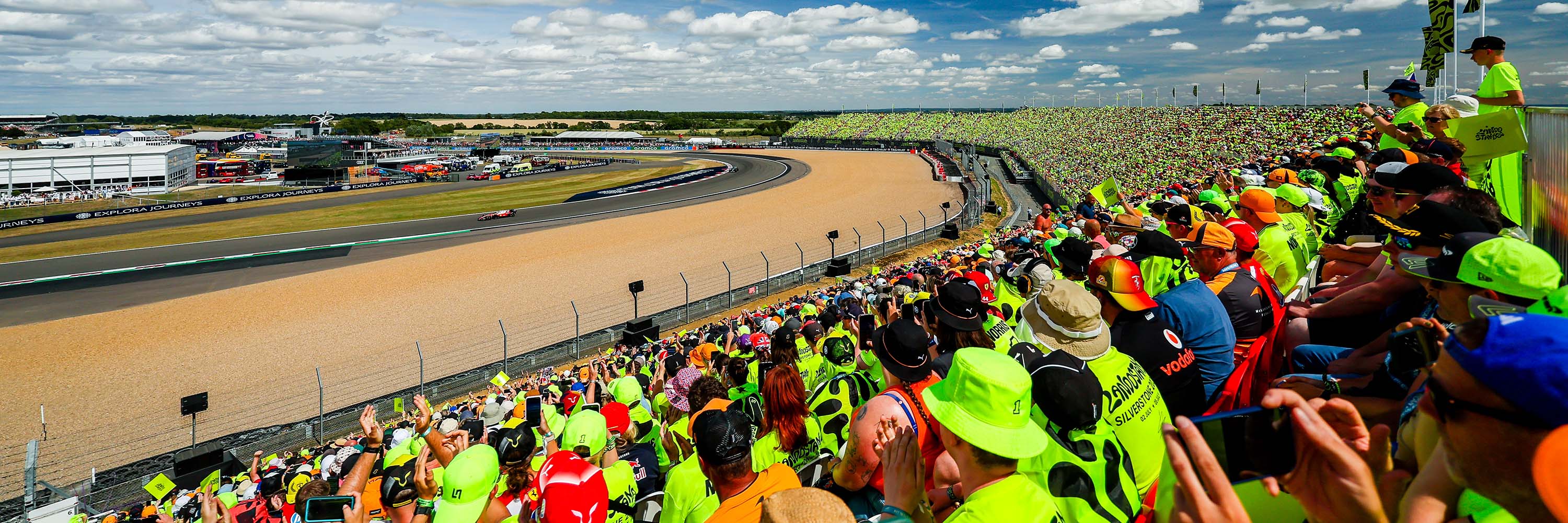 The Landostand at the British Grand Prix