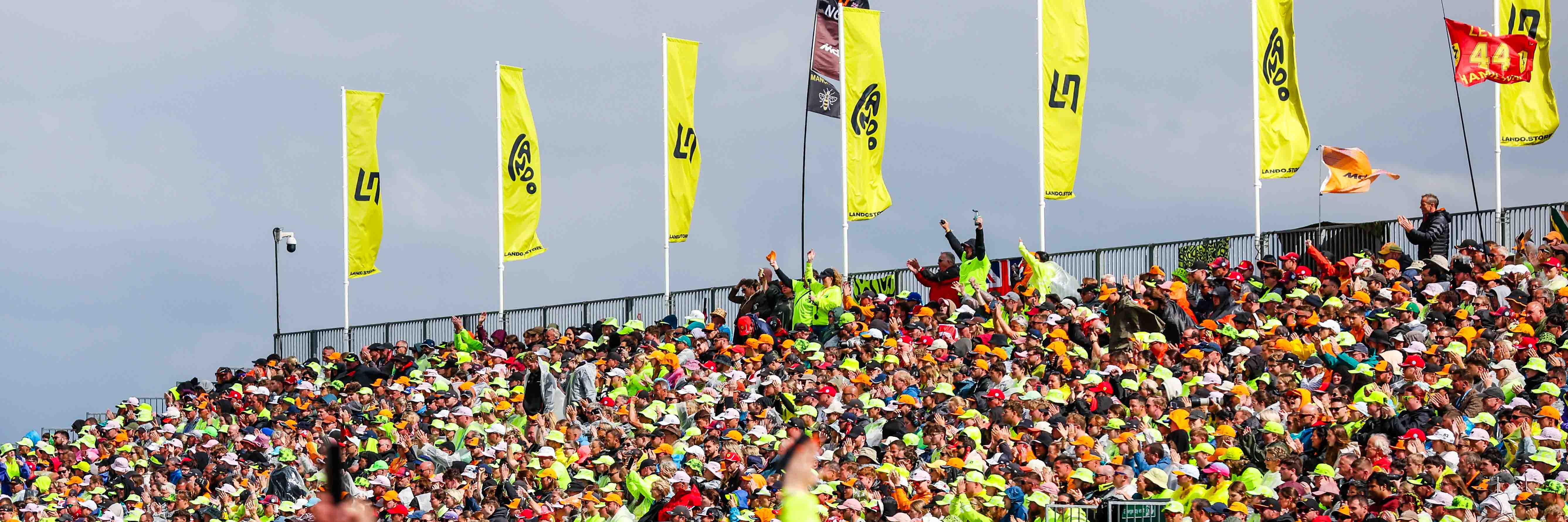 The Landostand at the 2025 British Grand Prix