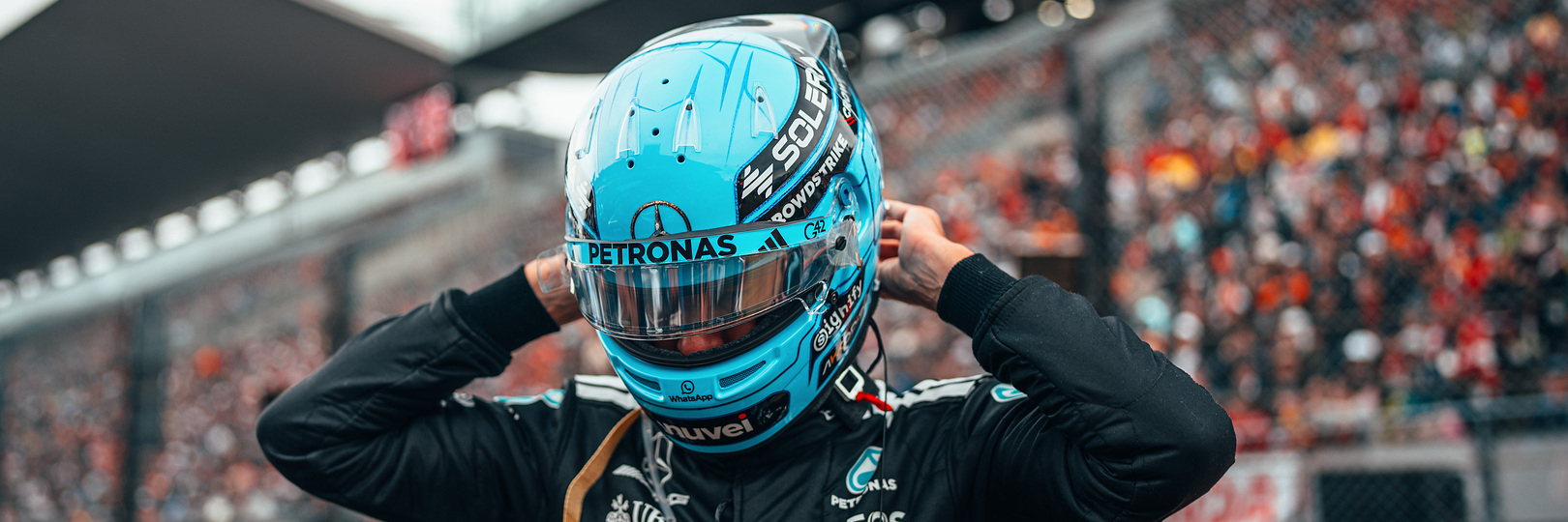 George Russell prepares for the 2025 Japanese Grand Prix