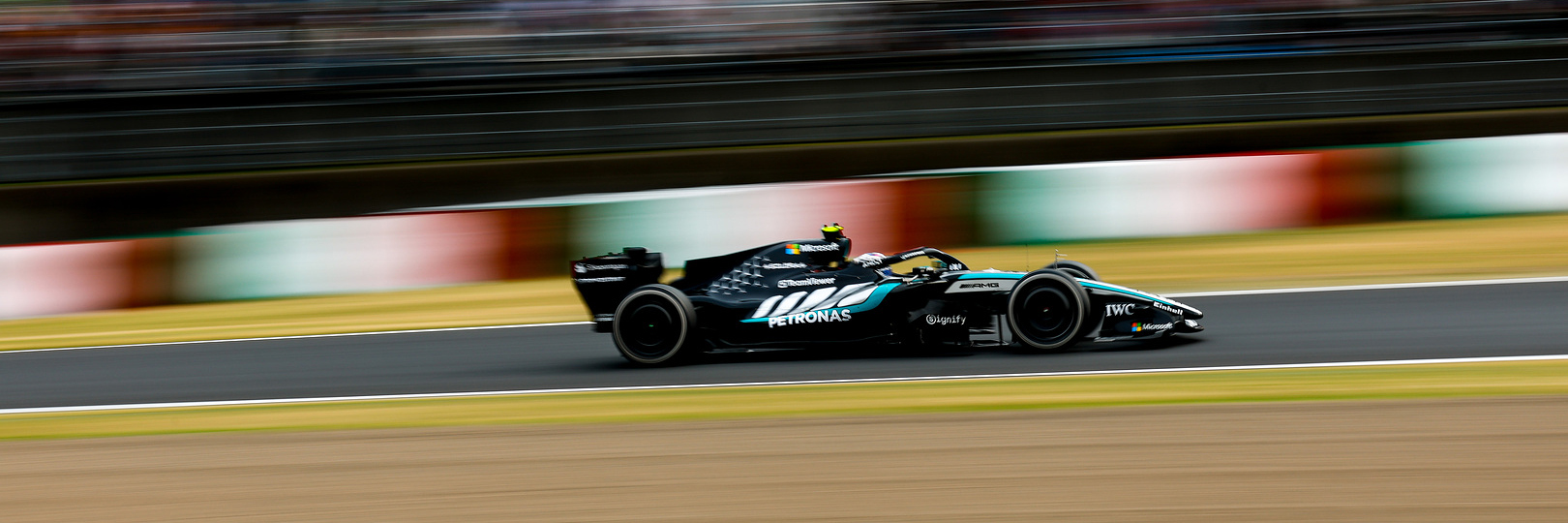 Kimi Antonelli on track during the 2026 Japanese Grand Prix