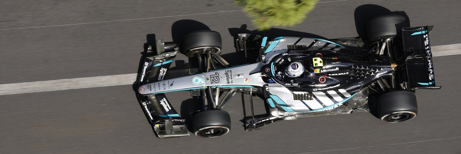 Kimi Antonelli on track at Monaco
