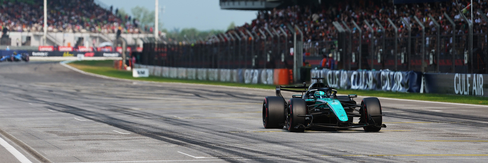 George Russell in the bahrain Grand Prix in Malaysia