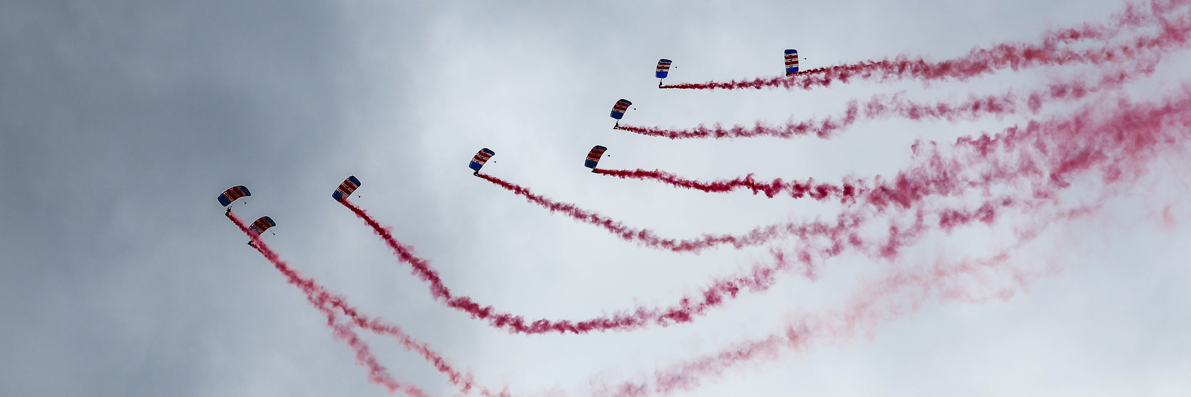 RAF Falcons jump above Silverstone