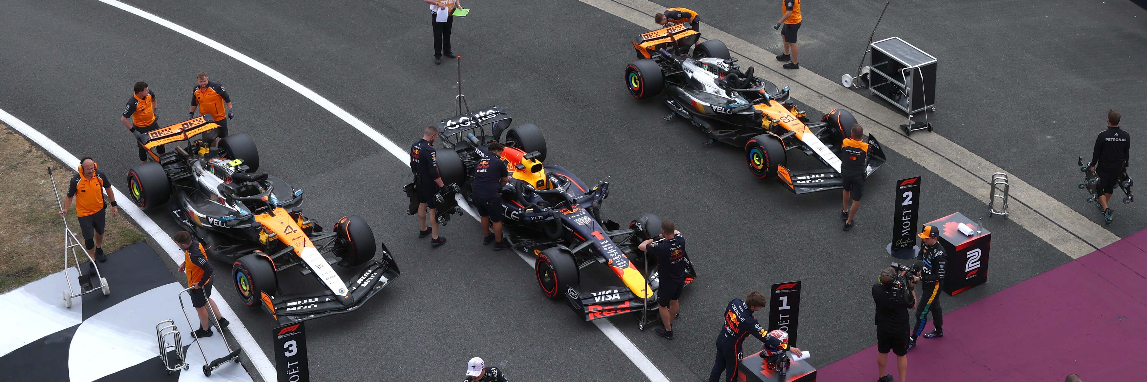 The top three in the 2025 British Grand Prix F1 qualifying