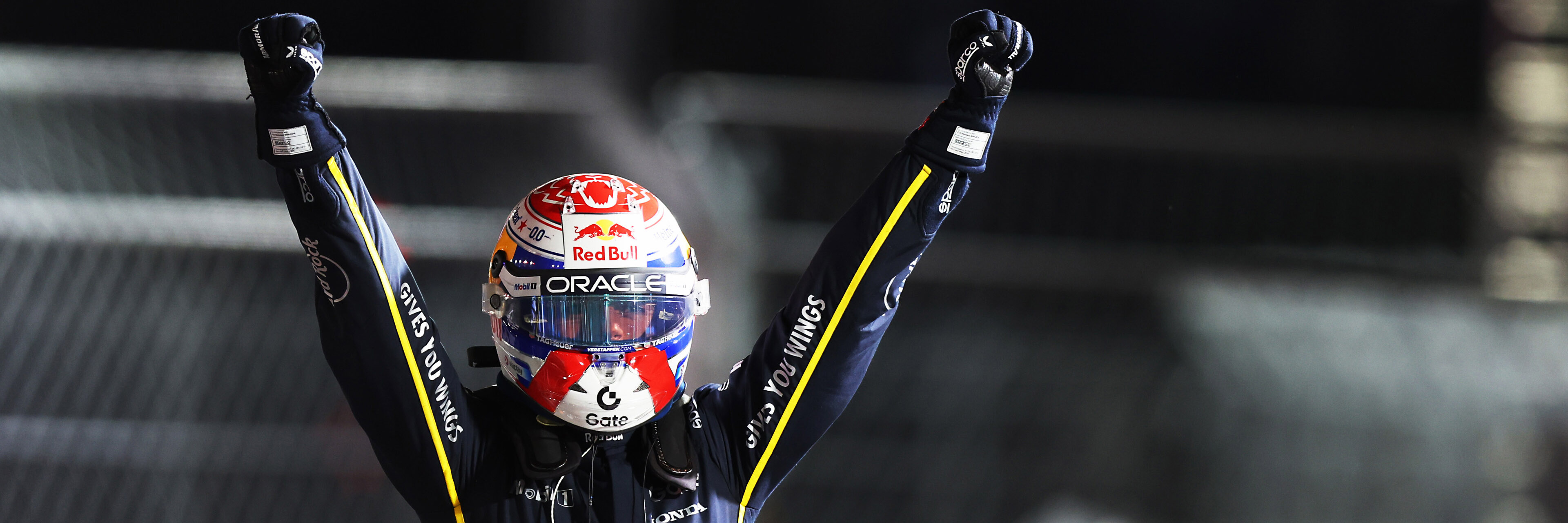 Max Verstappen after winning the 2025 Las Vegas Grand Prix