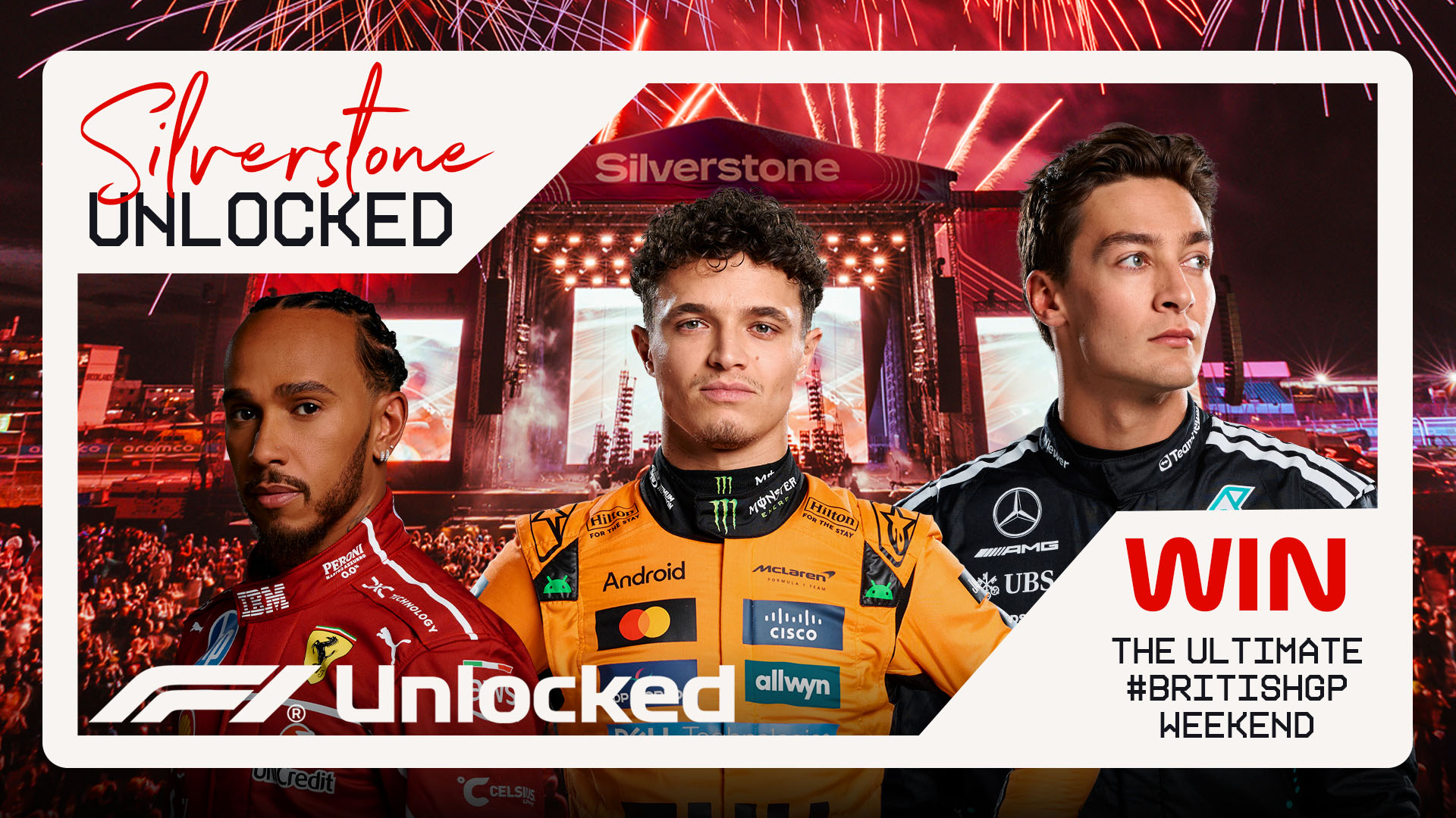 silverstone unlocked compeittion ad