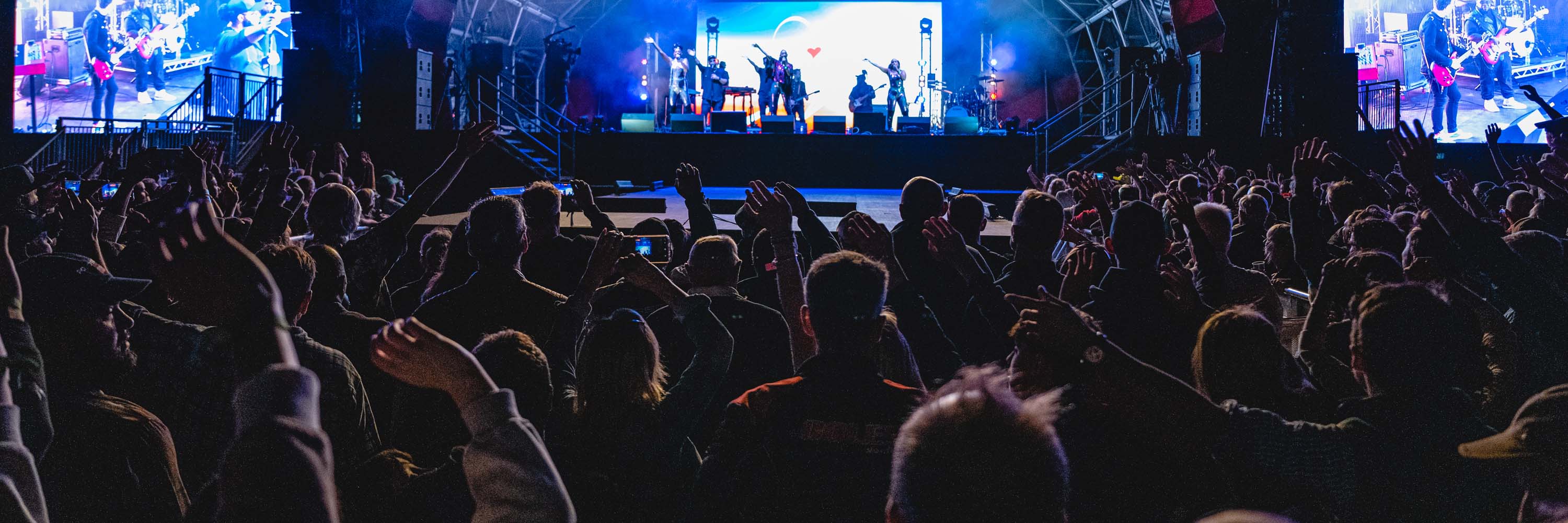 A concert at the 2023 Silverstone Festival formerly known as the Silverstone Classic