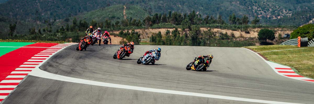 Bikes on track at MotoGP of Portugal 