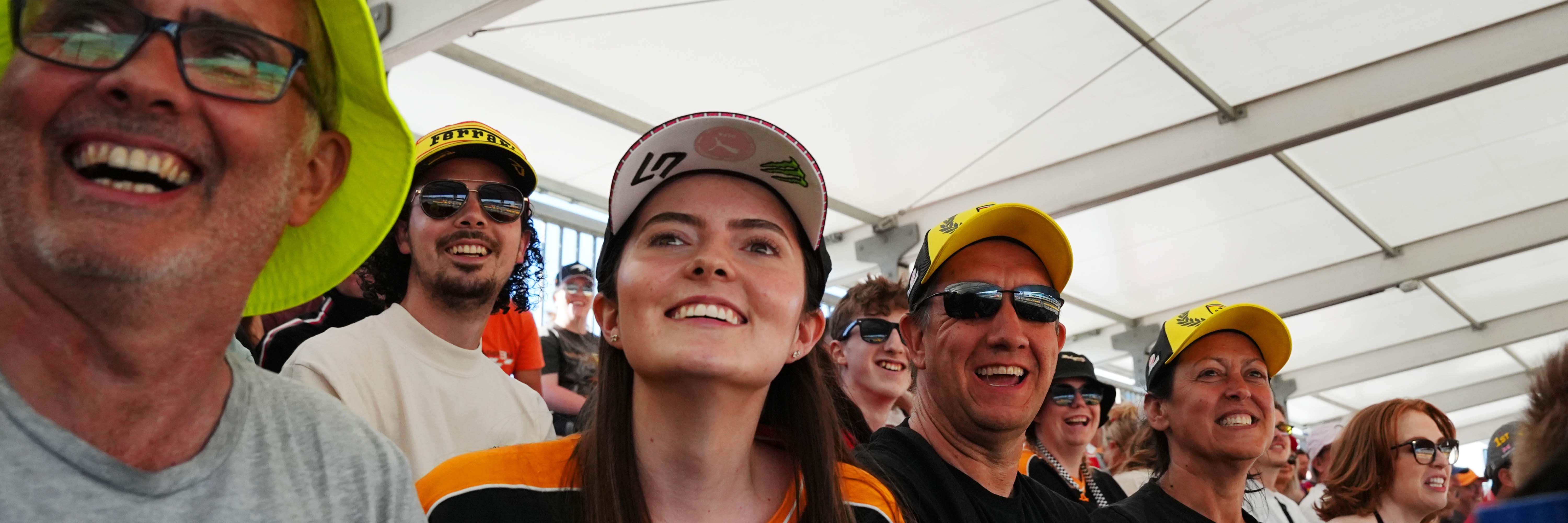 F1 fans at the 2026 British Grand Prix at Silverstone